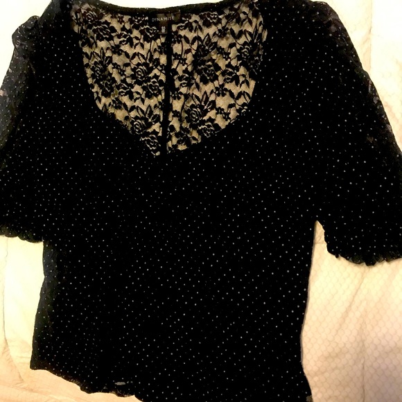 See through black blouse - Picture 1 of 2